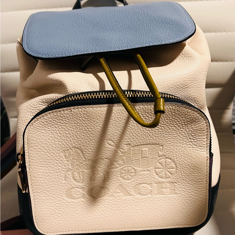 Coach Cream color backpack Authentic